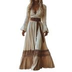 Vintage Western Bohemian Print Ethnic Style Women's Dress