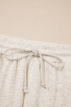 Light Grey Polo Tee Casual Pant Set