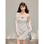 elegant short dress with unique and beautiful design