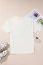 Jet Stream In My mom Era Graphic Loose Casual Tee