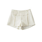 Low waist slimming A-line hip hugging shorts for women