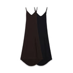 Crepe long dress for women's clothing