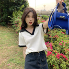 Cute and Trendy Short Sleeve T-Shirt for Women Casual Style with Sweet and Edgy Design Fashionable Crop Top Unique Style