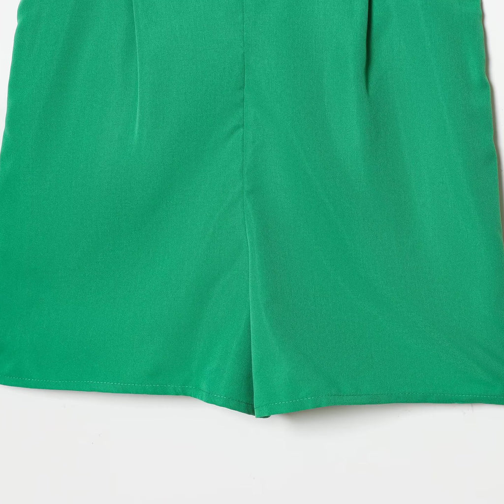 New women's fashionable and stylish ruffled one-piece shorts