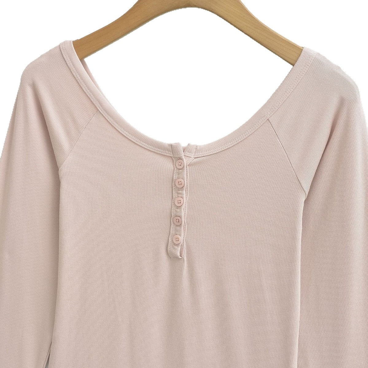 Henley Long Sleeve Slim Fit T-Shirt