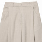 Loose and high-end wide pleated pants