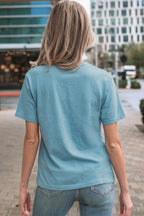 Stone Blue Camo GAME DAY Graphic T Shirt