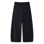 Street loose pleated pants women's clothing