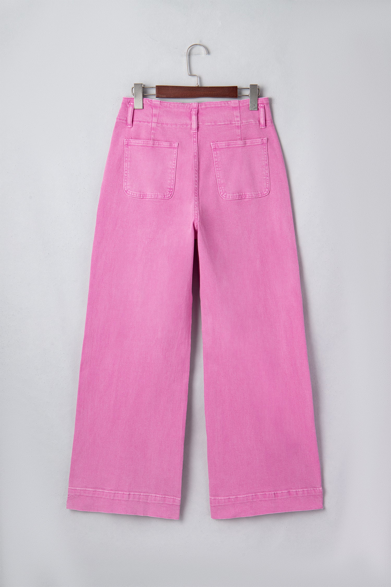 Bonbon 2-Button High Waist Flared Bottom Jeans