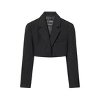 Retro Short Waist Jacket+Pants Set