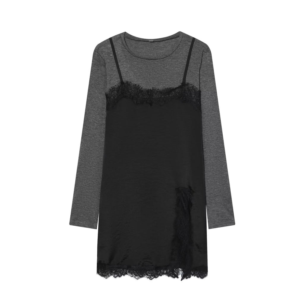 Elegant layered dress for women's clothing