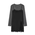 Elegant layered dress for women's clothing