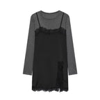 Elegant layered dress for women's clothing