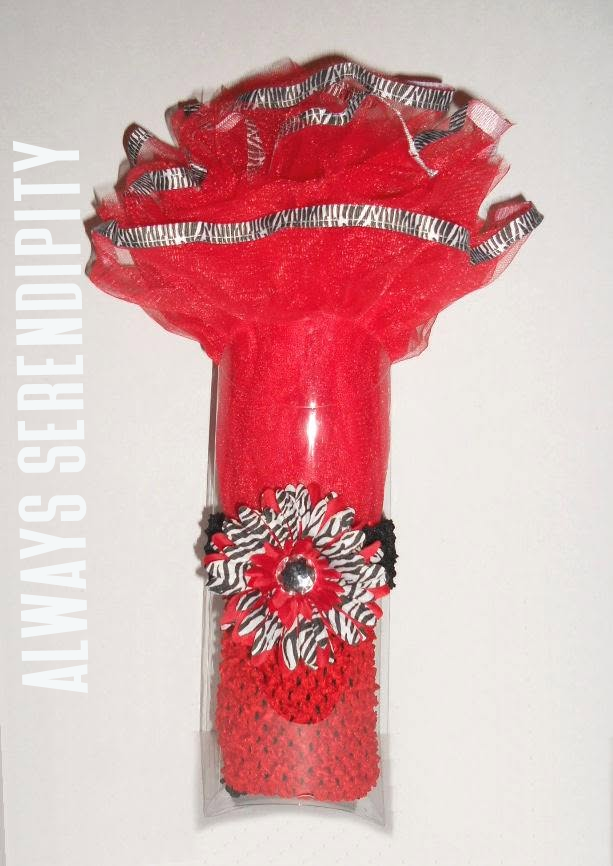 Sassy Red & Zebra Trim Princess Tutu Set – Vibrant Crochet Top & Flower Headband Gift Set
