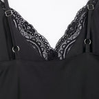 Sexy Luxurious Double-Layer Lace Strap Dress for Women