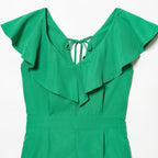 New women's fashionable and stylish ruffled one-piece shorts