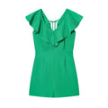 New women's fashionable and stylish ruffled one-piece shorts