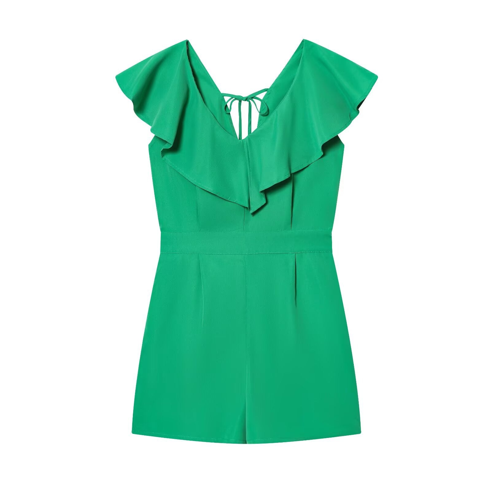 New women's fashionable and stylish ruffled one-piece shorts