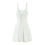 Plum lace slimming camisole dress