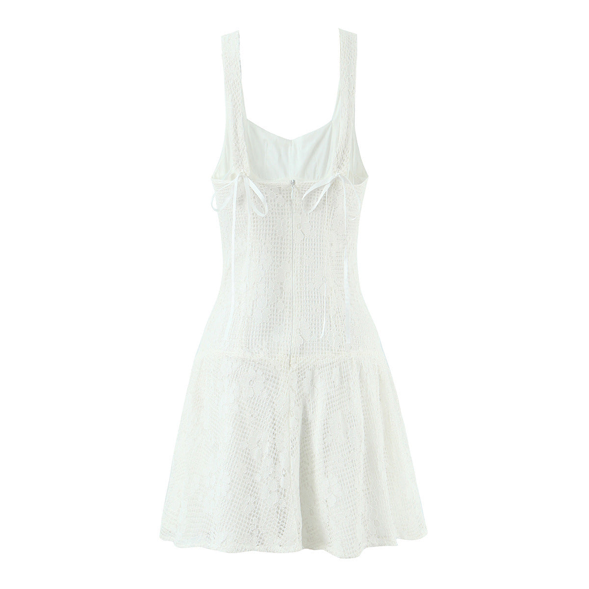 Plum lace slimming camisole dress