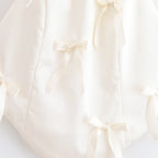 Spicy girl bow decoration hanging neck top