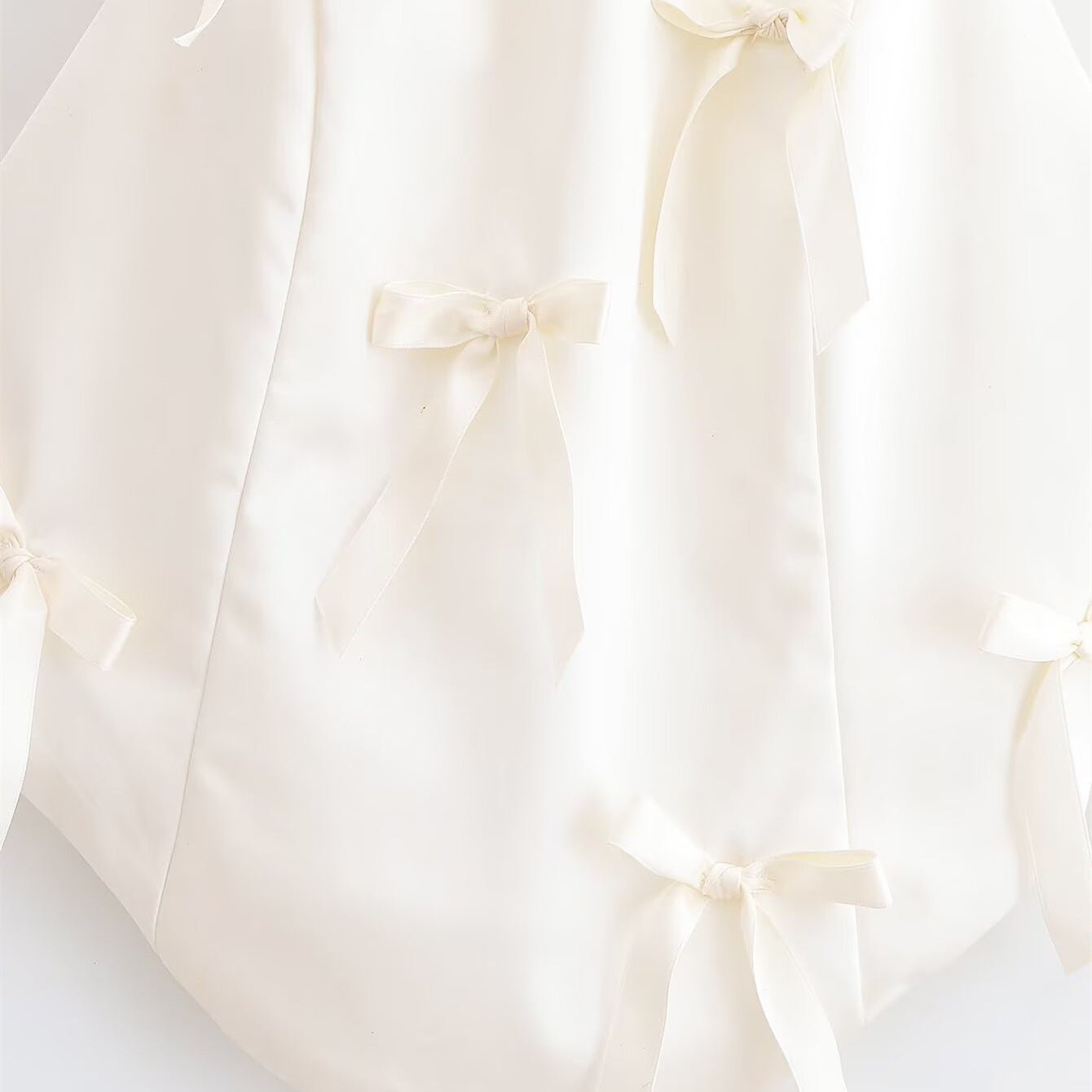 Spicy girl bow decoration hanging neck top