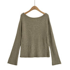 One shoulder top sweater