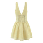 Spicy V-neck slim fit waist slimming dress