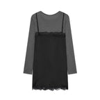 Elegant layered dress for women's clothing