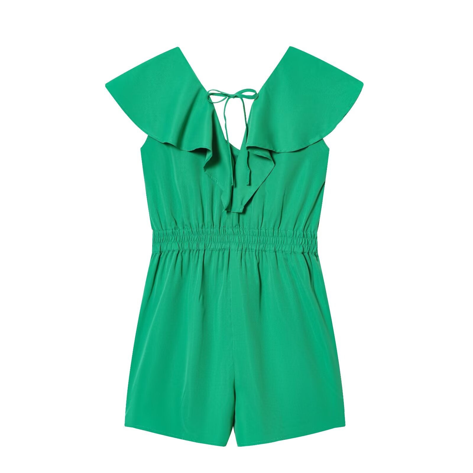 New women's fashionable and stylish ruffled one-piece shorts