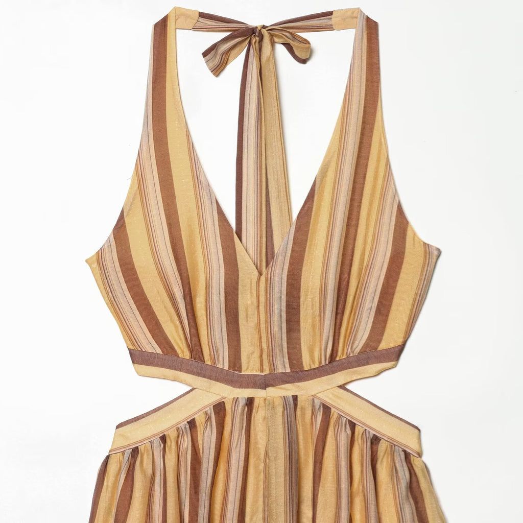 Hot girl women's hollow dress
