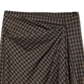 Elegant plaid midi skirt for women