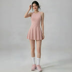 Professional Simple Sport Skirt High Elasticity Shaping Slim Fit Sport Shorts Tennis Skirt Girl Style