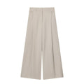 Loose and high-end wide pleated pants