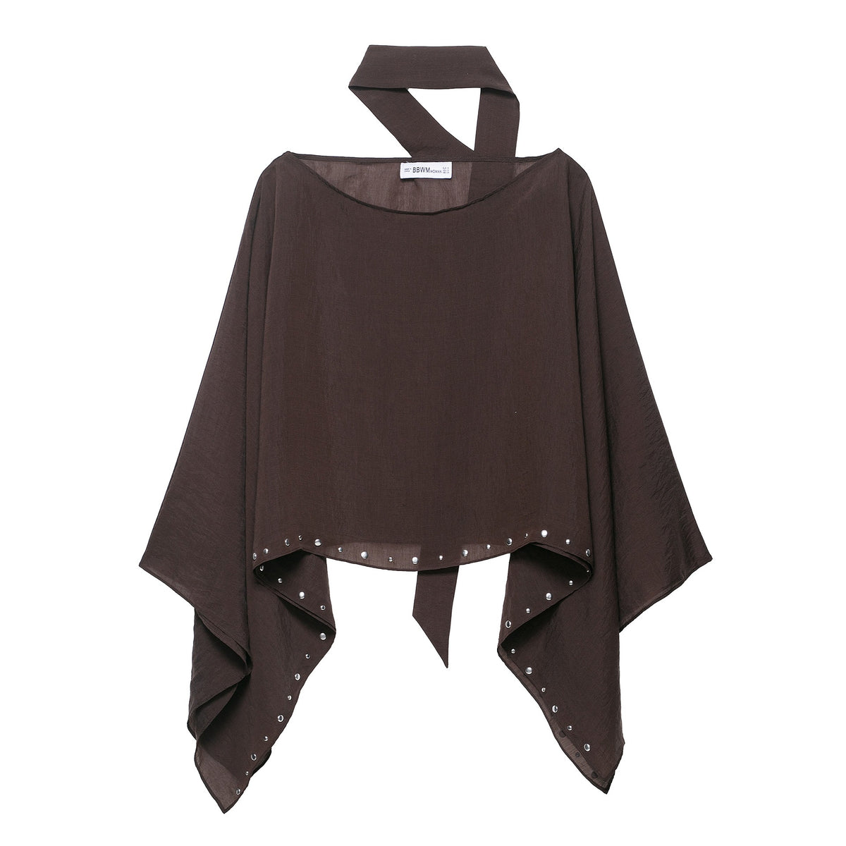 Minimalist Studded Shawl Wrap Scarf