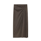 Elegant plaid midi skirt for women