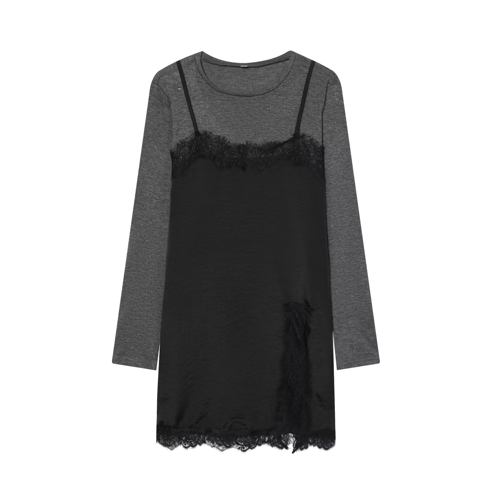 Elegant layered dress for women's clothing