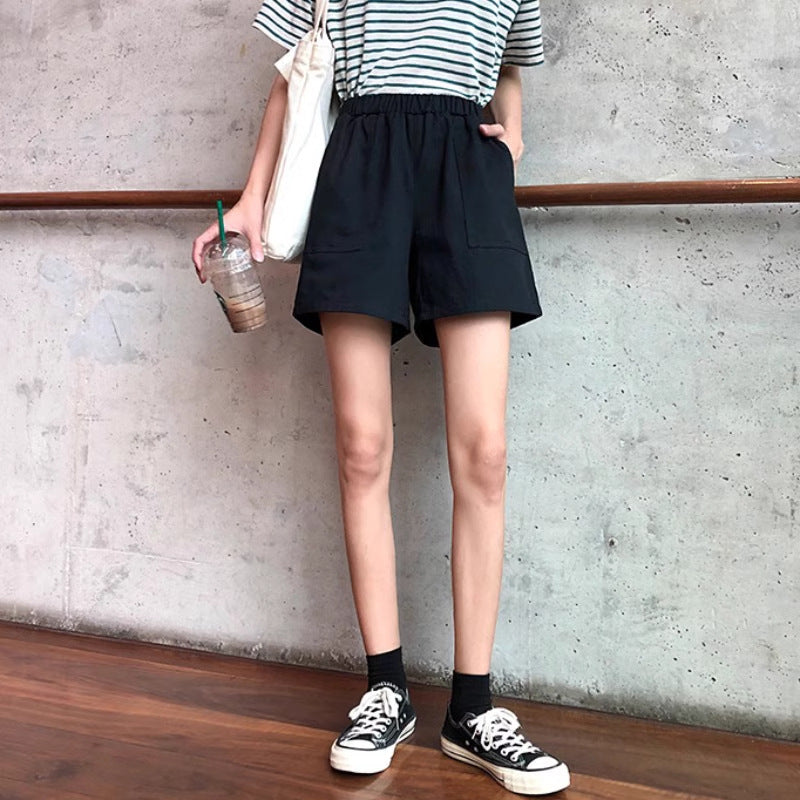 High Waist Versatile Shorts for Women, Casual Loose Wide Leg Pants Slimming and Comfortable Outwear