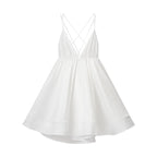 Vacation style spicy girl V-neck camisole backless dress