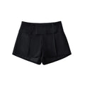 Low waist slimming A-line hip hugging shorts for women