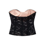 Spicy girl velvet lace corset