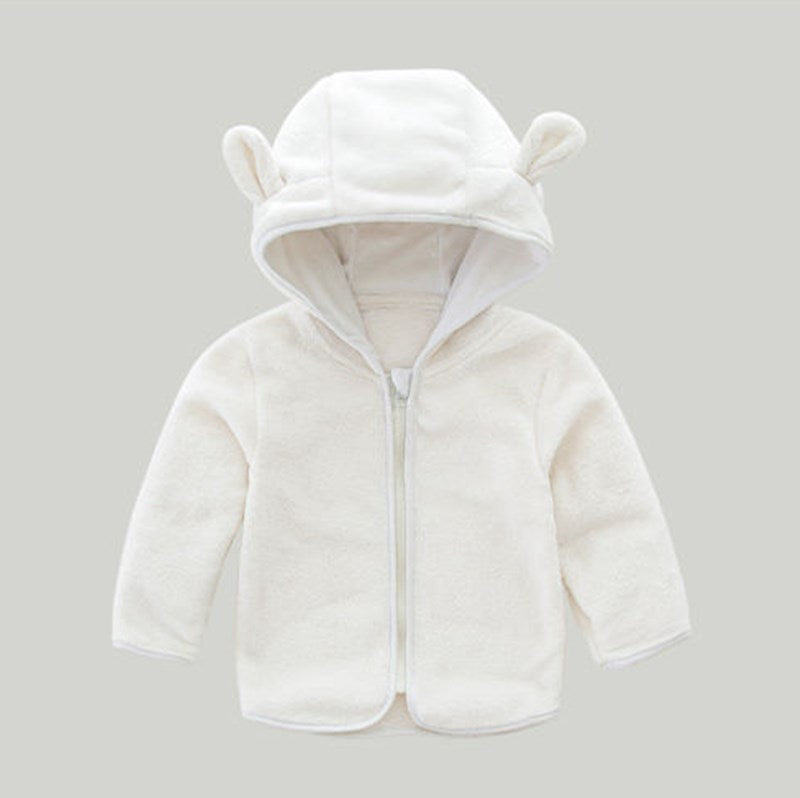 Baby Girl Plush Coat Autumn Winter Princess Style Fleece Jacket Knit Sweater Outerwear
