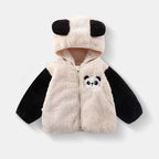 Baby Girl Plush Coat Autumn Winter Princess Style Fleece Jacket Knit Sweater Outerwear