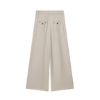 Loose and high-end wide pleated pants