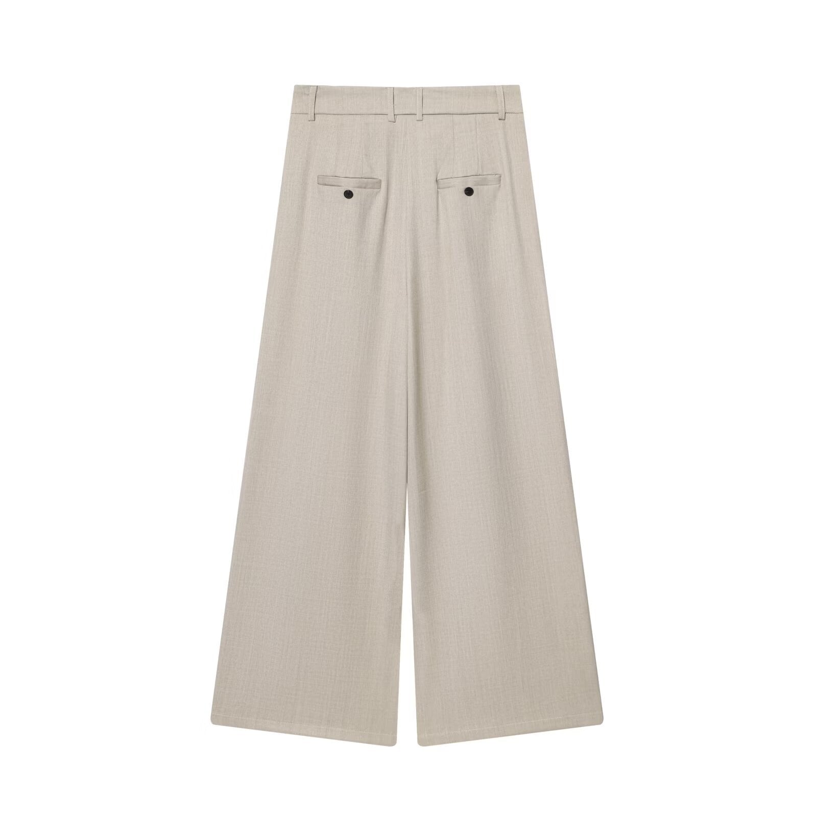 Loose and high-end wide pleated pants