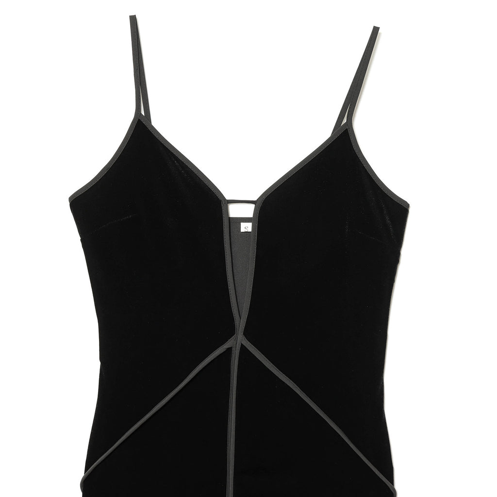 Style New Women's Fashionable Classic Velvet Strap Dress