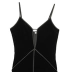 Style New Women's Fashionable Classic Velvet Strap Dress