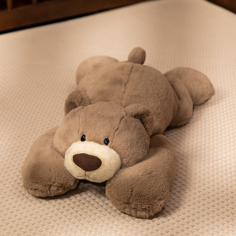 Cute Plush Toy Bear Sleeping Pillow Leg Hug Giant Stuffed Animal Lazy Soft Doll Birthday Gift for Girls