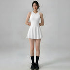 Professional Simple Sport Skirt High Elasticity Shaping Slim Fit Sport Shorts Tennis Skirt Girl Style