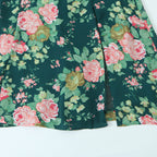 Style Floral Print Sleeveless Side Slit Tie Strap Back Strap Dress